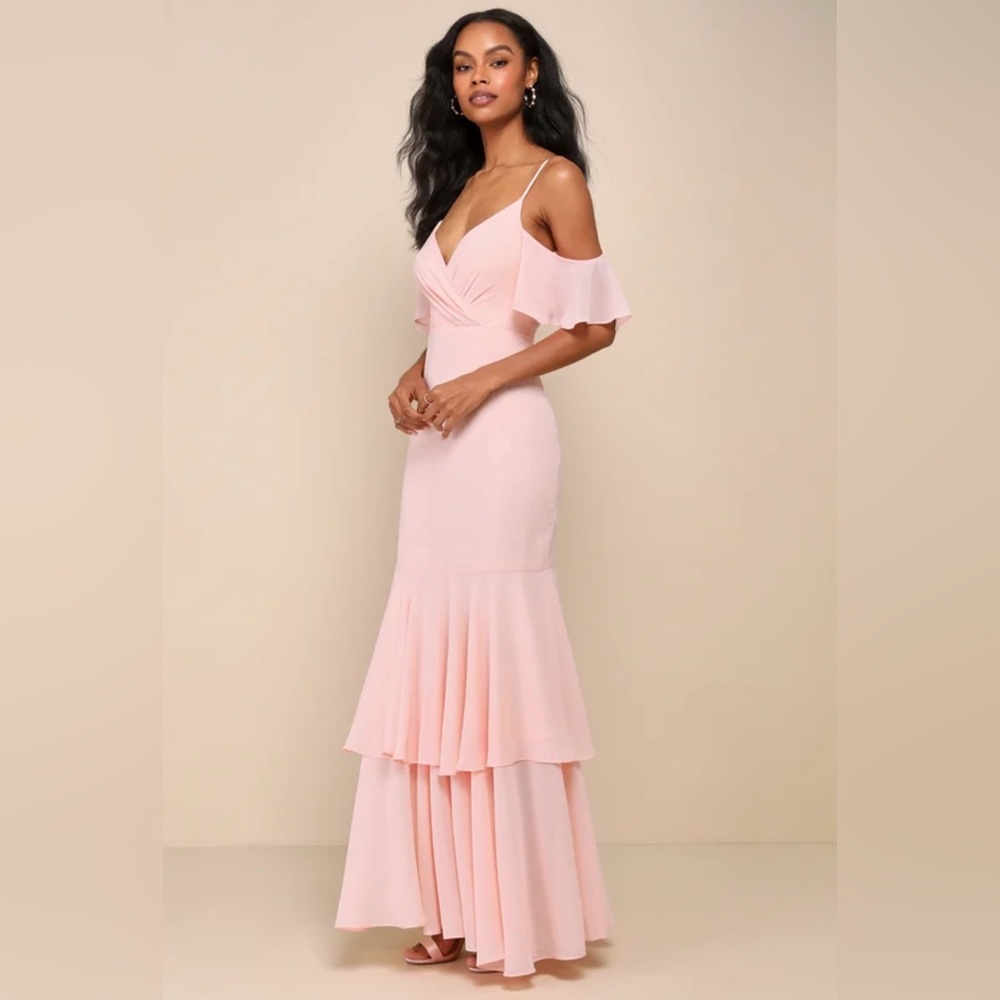 Blush Pink Bridesmaid/Formal Dress